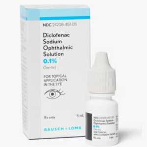 Diclofenac Sodium Ophthalmic Solution 0.1% - 5ml